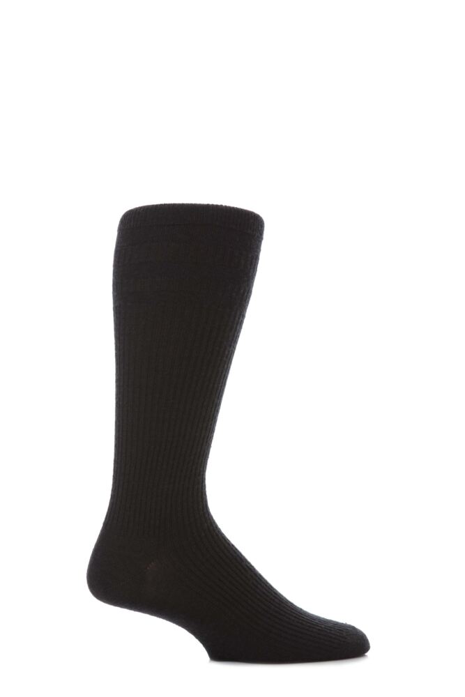 Sockshop HJ HallMens Wool Mid Calf Softop Socks