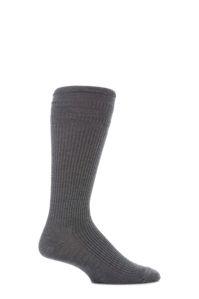 Sockshop HJ HallMens Wool Mid Calf Softop Socks