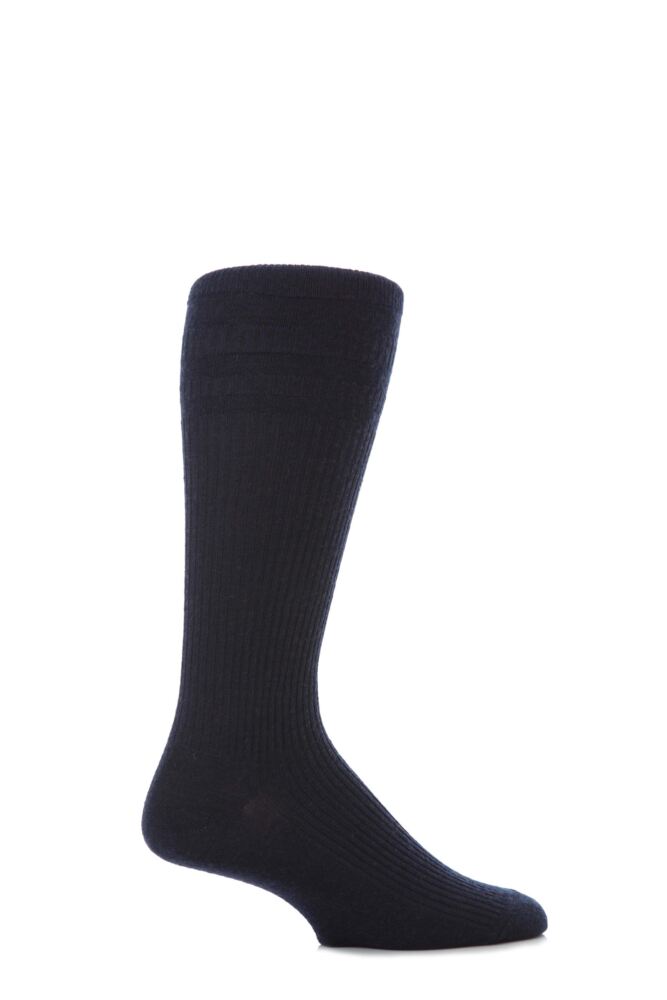 Sockshop HJ HallMens Wool Mid Calf Softop Socks