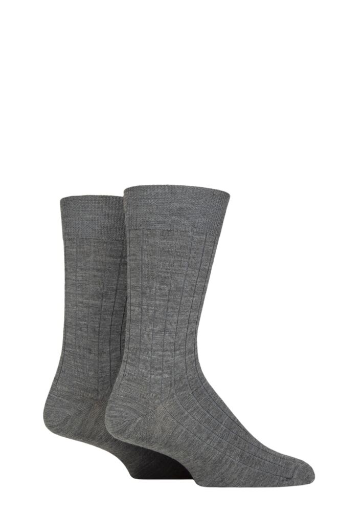 Sockshop HJ HallMens Wool Rich Socks 2-Pair