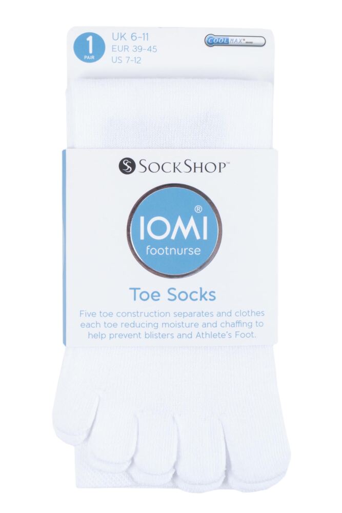 sockshop IOMIMens FootNurse Toe Socks