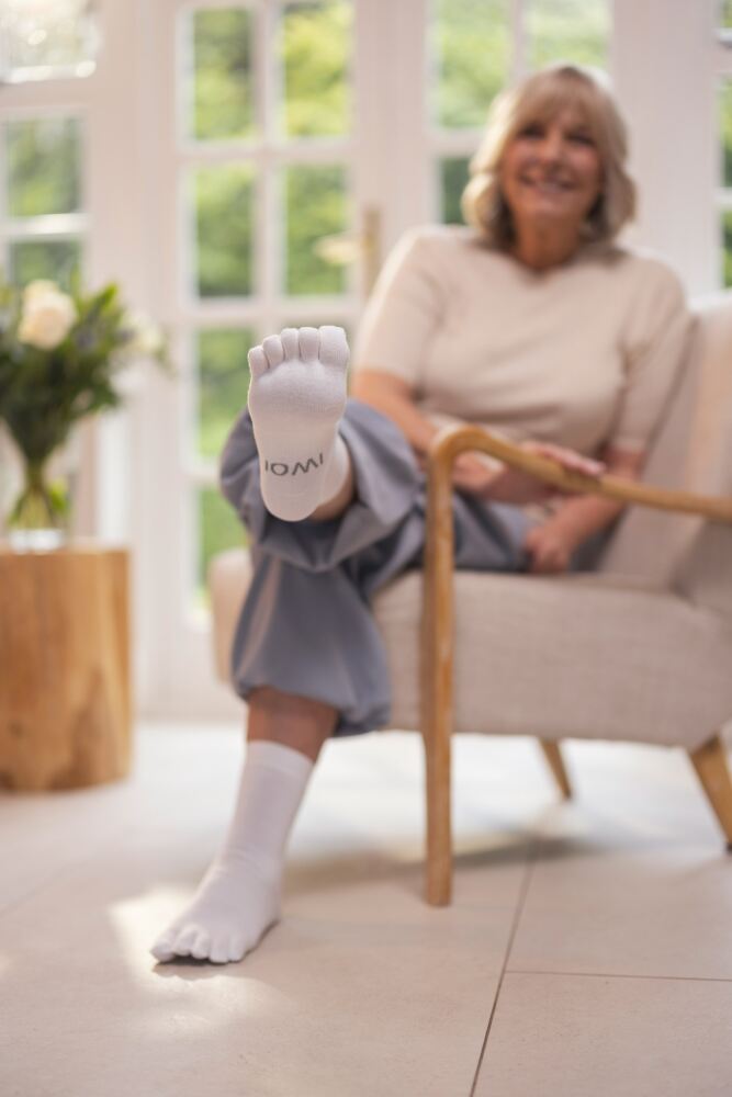 Sockshop IOMIWomens FootNurse Toe Socks