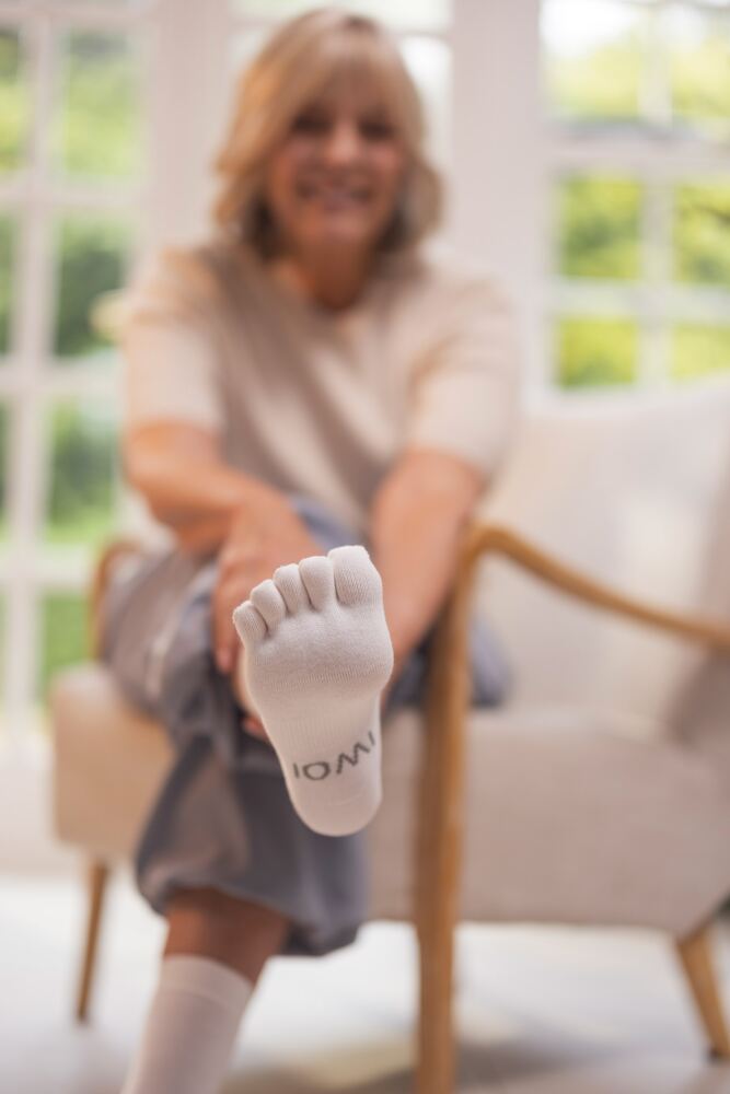 Sockshop IOMIWomens FootNurse Toe Socks