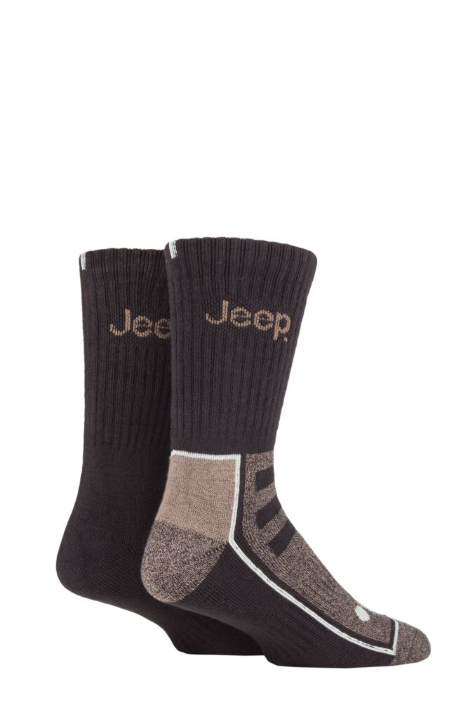 Sockshop JeepMens Bamboo Boot Socks 2-Pair