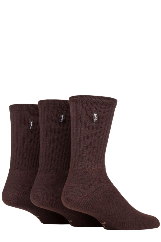 Sockshop JeepMens Cotton Vintage Boot Socks 3-Pair