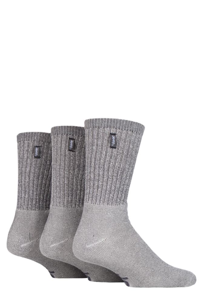 Sockshop JeepMens Cotton Vintage Boot Socks 3-Pair