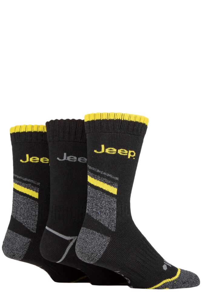 Sockshop JeepMens Workwear Boot Socks 3-Pair