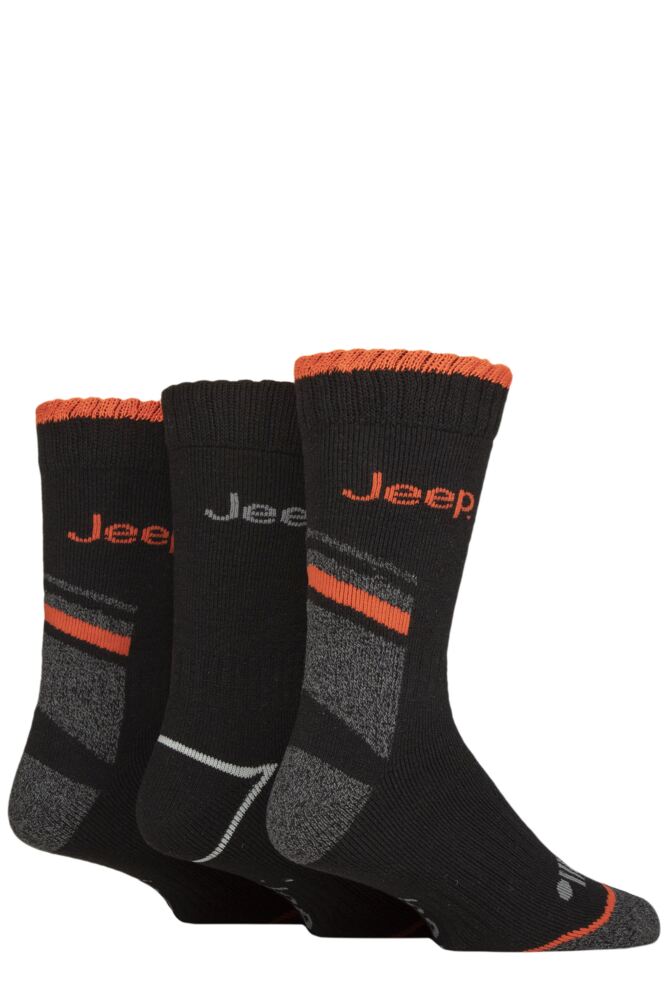 Sockshop JeepMens Workwear Boot Socks 3-Pair