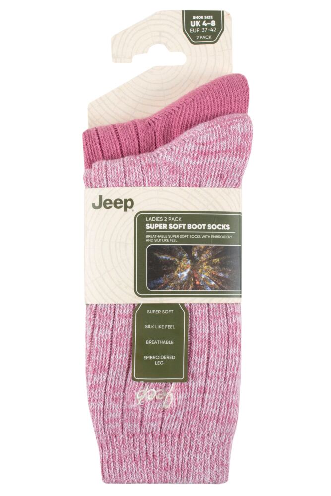 sockshop JeepWomens Performance Boot Socks 2-Pair