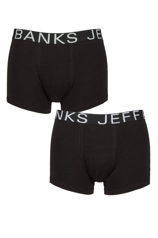 Sockshop Jeff BanksMens Cotton Trunks 2-Pack