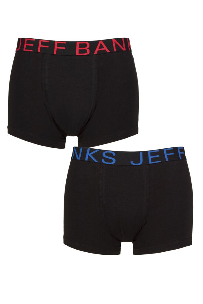 Sockshop Jeff BanksMens Cotton Trunks 2-Pack