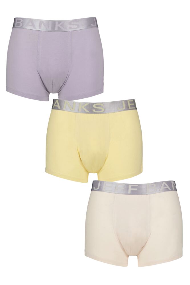 Sockshop Jeff BanksMens Cotton Trunks 3-Pack