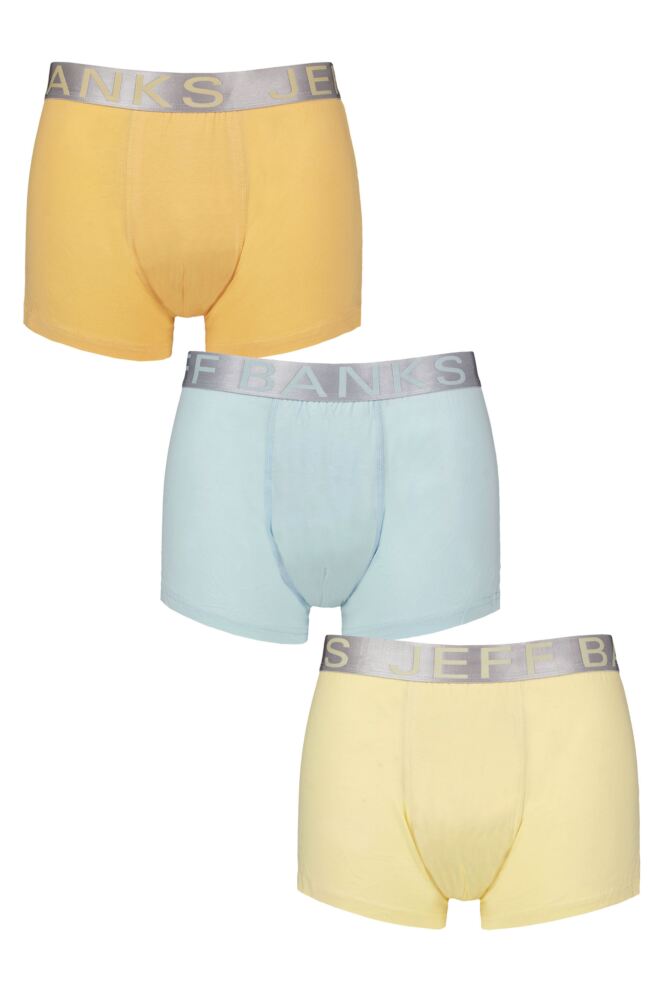 Sockshop Jeff BanksMens Cotton Trunks 3-Pack
