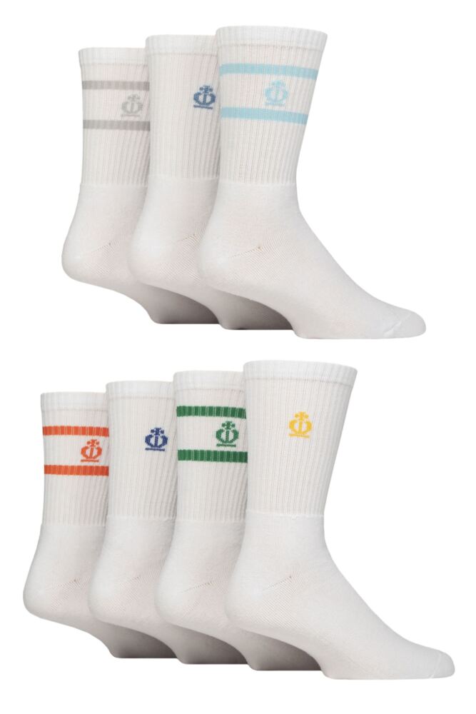 Sockshop Jeff BanksMens Sports Crew Socks – 7 Pair