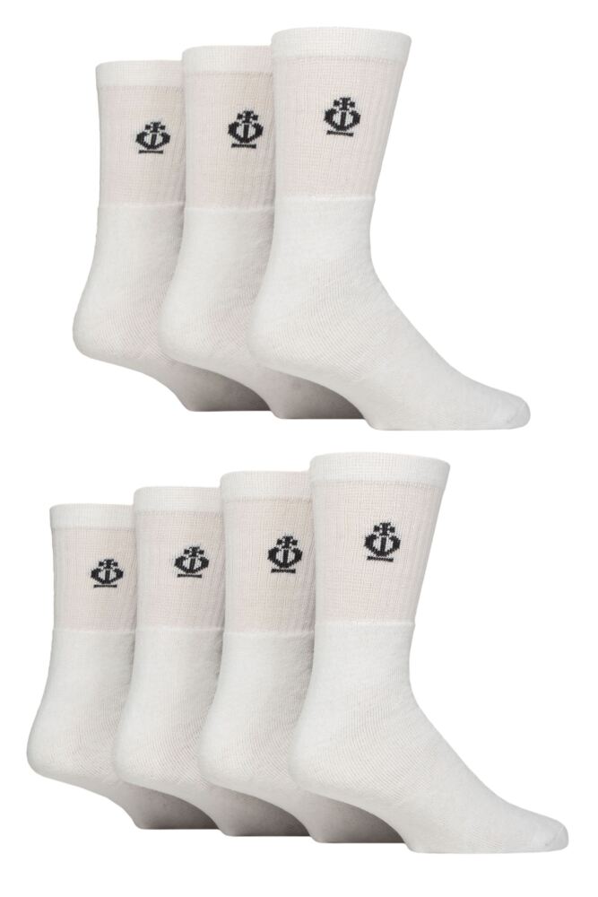 Sockshop Jeff BanksMens Sports Crew Socks – 7 Pair