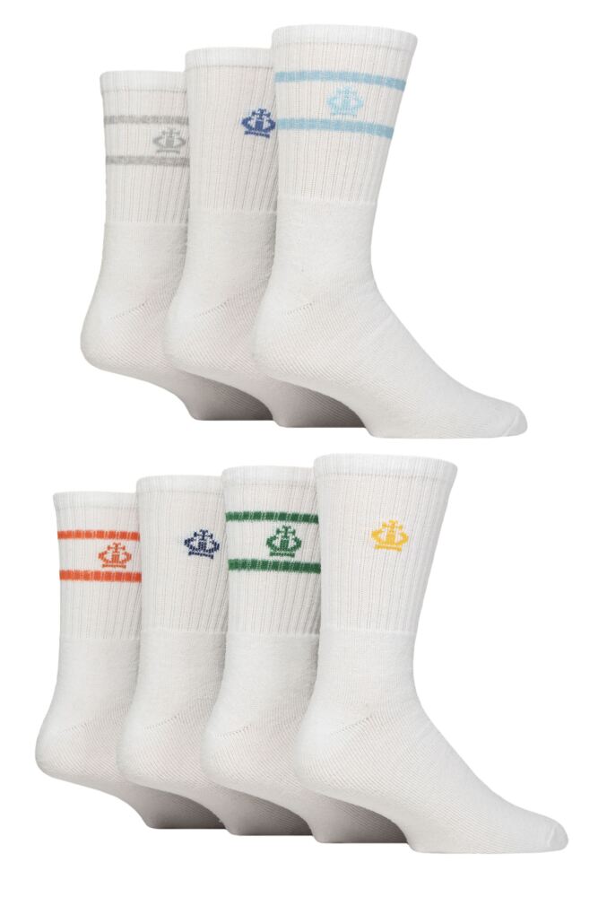 Sockshop Jeff BanksMens Sports Crew Socks – 7 Pair
