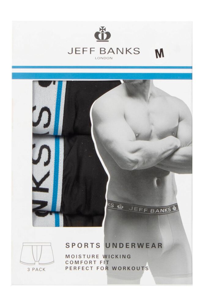 sockshop Jeff BanksMens Sports Underwear 3-Pack