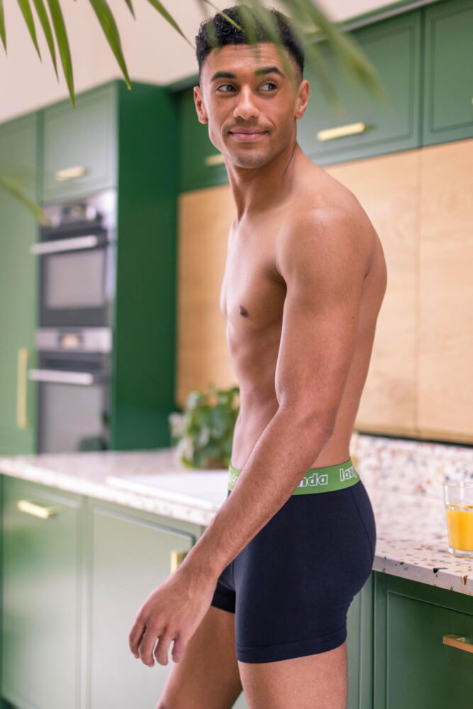 Sockshop Lazy PandaMens Bamboo Boxer Shorts 3-Pack