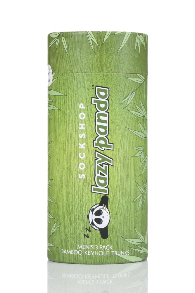 sockshop Lazy PandaMens Bamboo Boxer Shorts 3-Pack