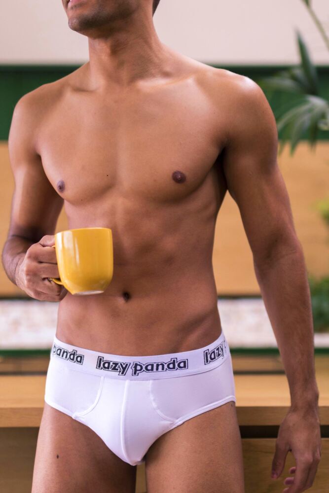 Sockshop Lazy PandaMens Bamboo Briefs 3-Pack