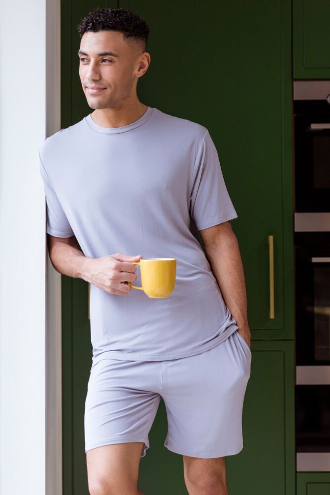 Sockshop Lazy PandaMens Bamboo Loungewear T-Shirt