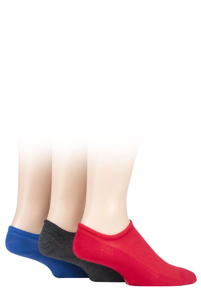 SOCKSHOP Mens Bamboo Mesh Loafer Liners 3-Pair