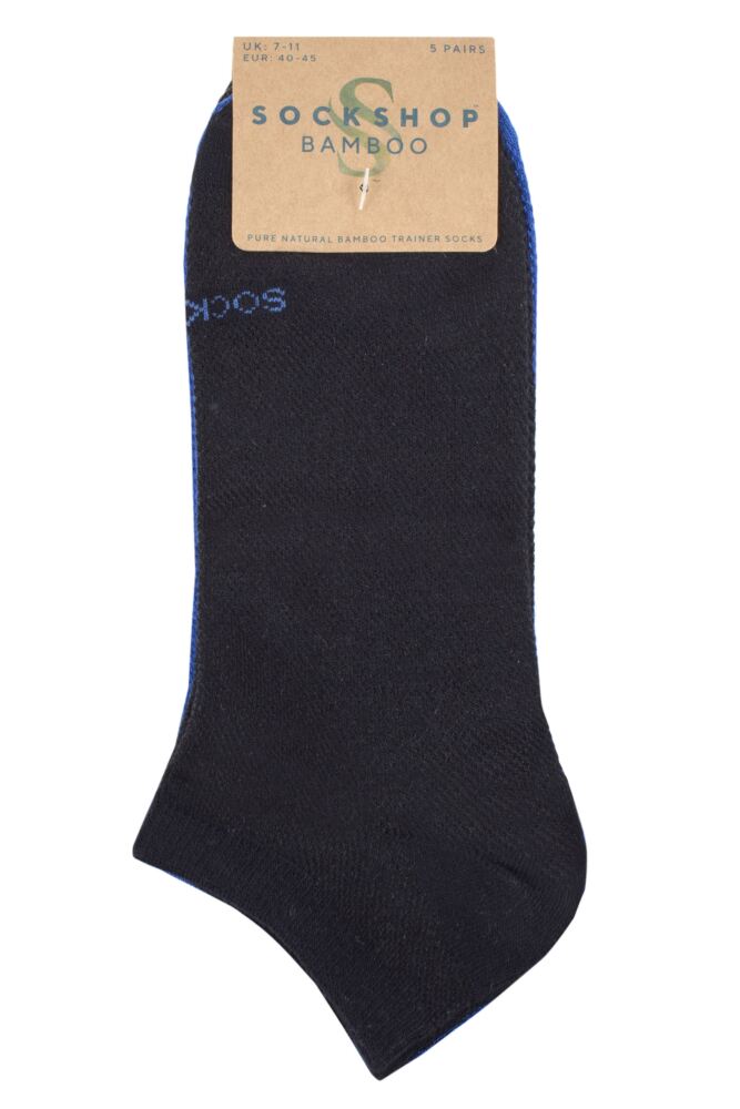 SOCKSHOP Mens Bamboo Mesh Trainer Socks 5-Pair