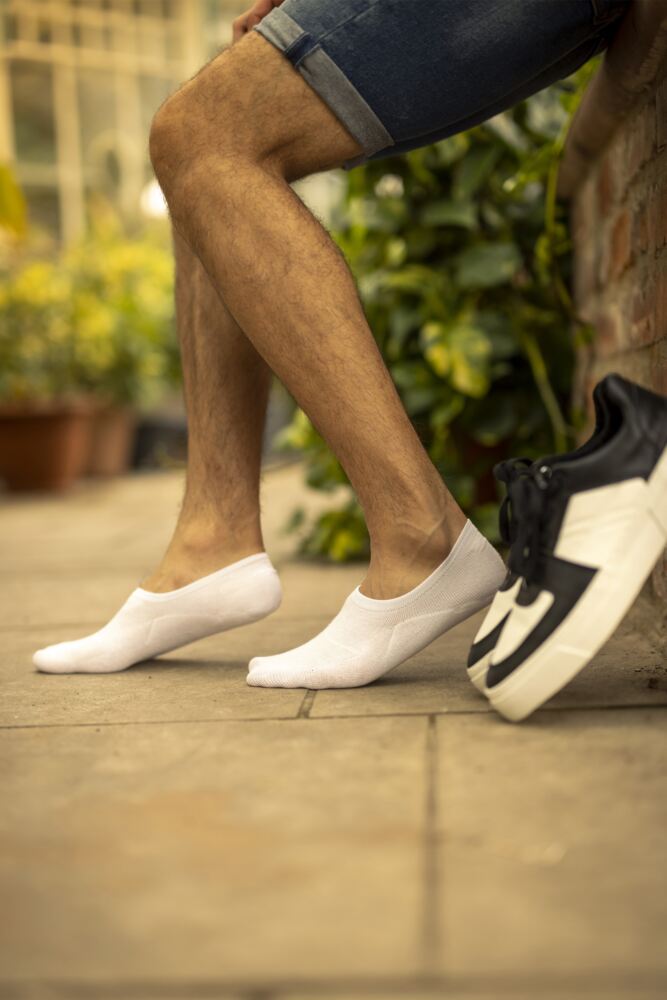 SOCKSHOP Mens Bamboo Plain Hi Cut Liners 3-Pair