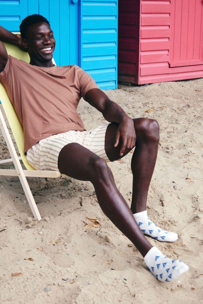 SOCKSHOP Mens Bamboo Speckled Trainer Socks 3-Pair