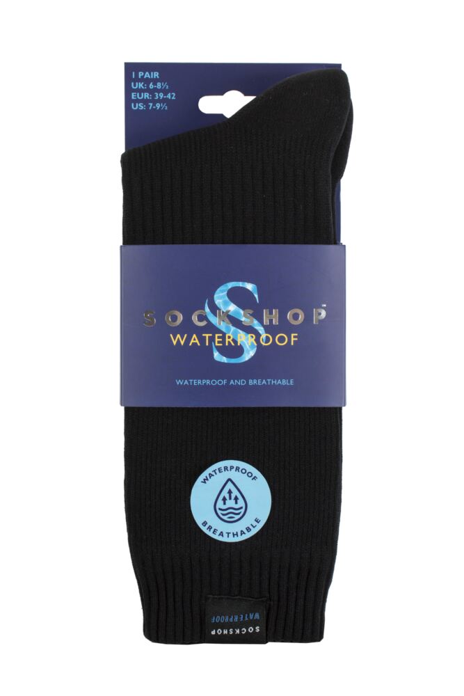 SOCKSHOP Mens Plain Waterproof Boot Socks