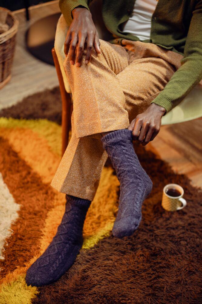 SOCKSHOP Mens Slipper Socks With Grip