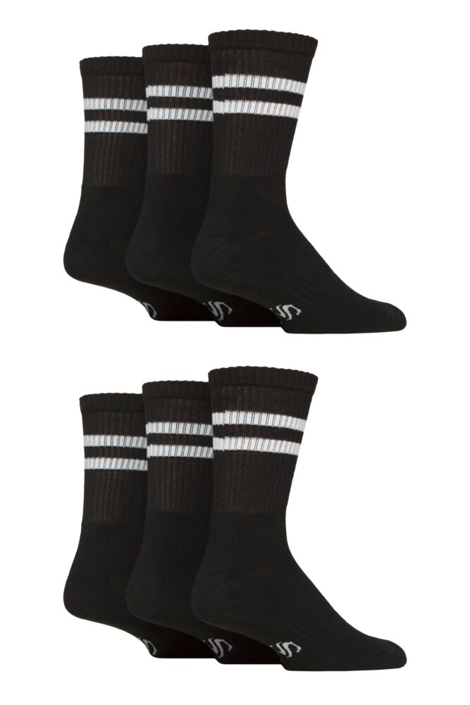 SOCKSHOP Mens Sport And Leisure Crew Socks 6-Pair