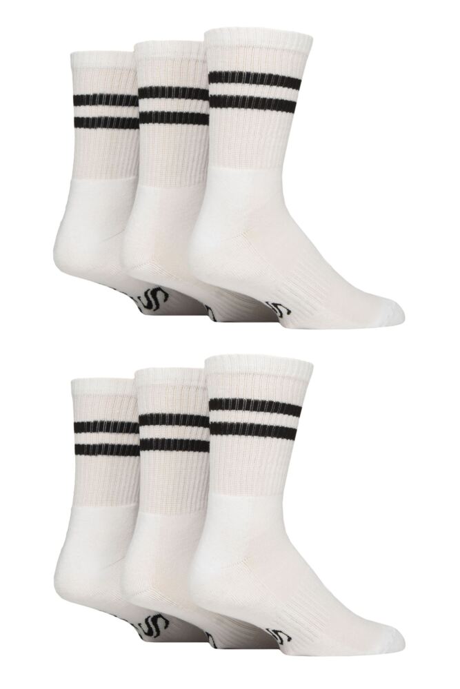 SOCKSHOP Mens Sport And Leisure Crew Socks 6-Pair