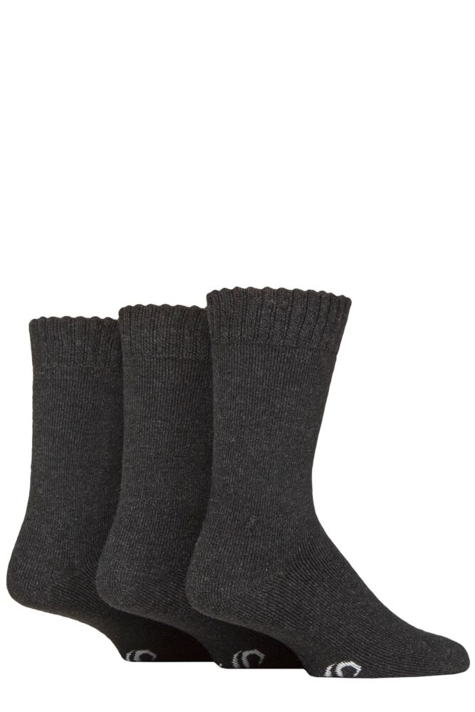SOCKSHOP Mens Wool Blend Thermal Socks 3-Pair