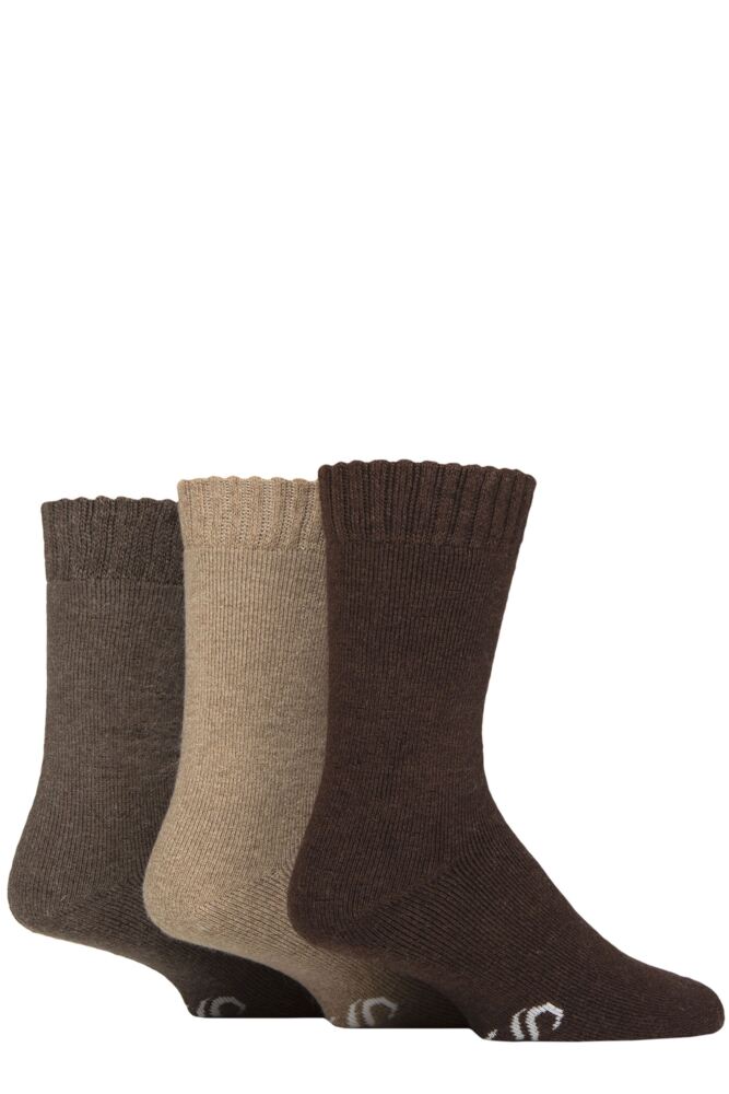 SOCKSHOP Mens Wool Blend Thermal Socks 3-Pair