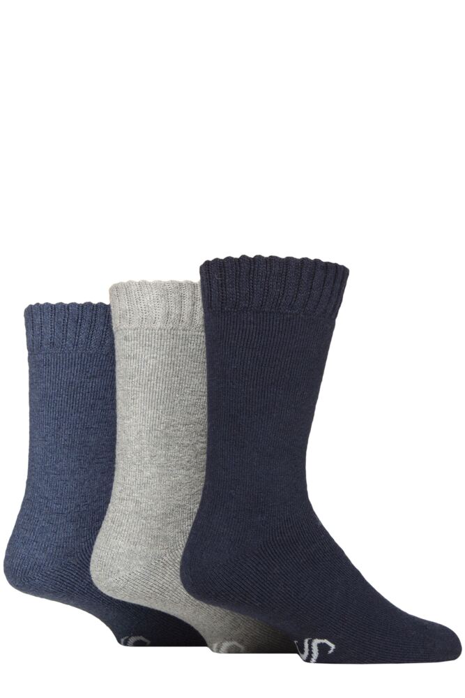 SOCKSHOP Mens Wool Blend Thermal Socks 3-Pair