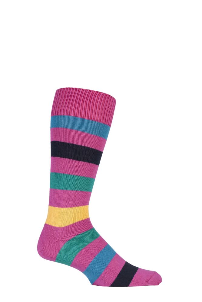 SOCKSHOP  Of LondonMens Cotton Bold Broad Stripe Socks