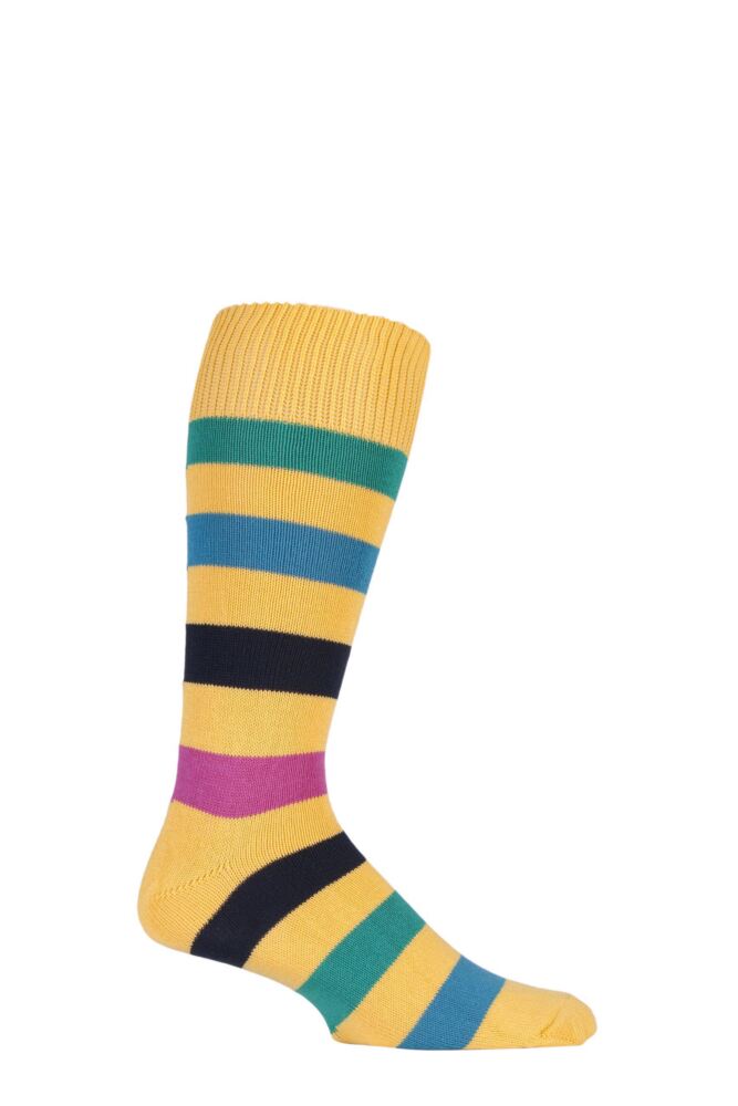 SOCKSHOP  Of LondonMens Cotton Bold Broad Stripe Socks