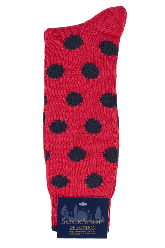 SOCKSHOP  of LondonMens Cotton Spotty Socks
