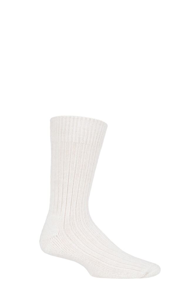 SOCKSHOP  Of LondonMens & Womens Alpaca Ribbed Boot Socks With Cushioning