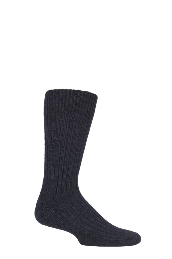 SOCKSHOP  Of LondonMens & Womens Alpaca Ribbed Boot Socks With Cushioning