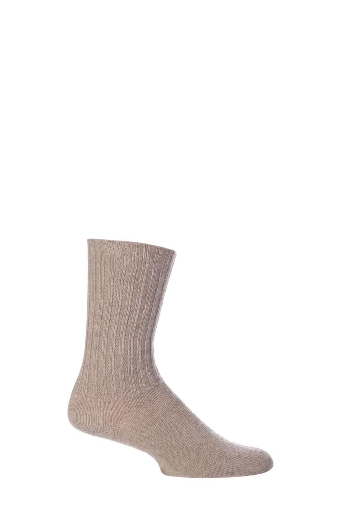 SOCKSHOP  Of LondonMens & Womens Mohair Ribbed Knit Comfort Cuff True Socks