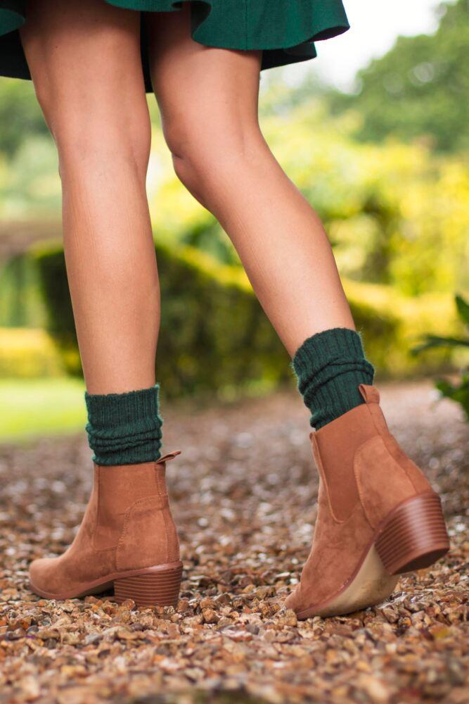 SOCKSHOP  of LondonMens & Womens Mohair Ribbed Knit Comfort Cuff True Socks