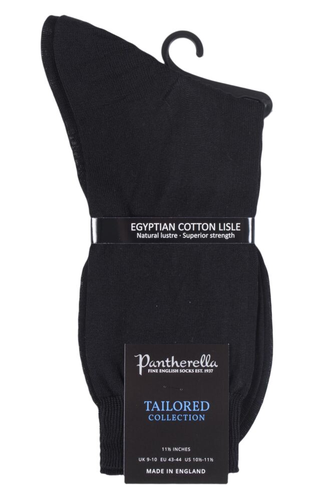 sockshop PantherellaMens Cotton Plain Lisle Socks