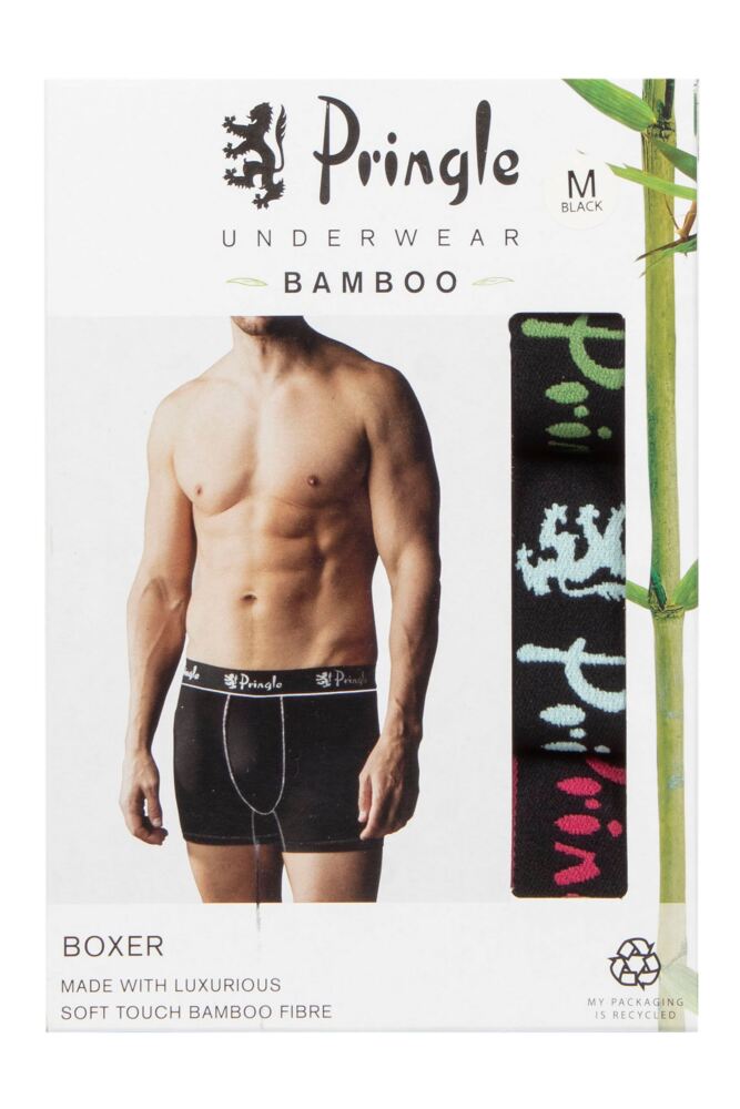 sockshop PringleMens Bamboo Boxer Shorts 3-Pack