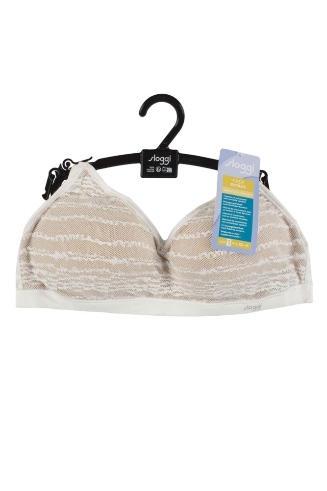 sockshop SloggiWomens FREE Evolve Lace Push-Up Bra