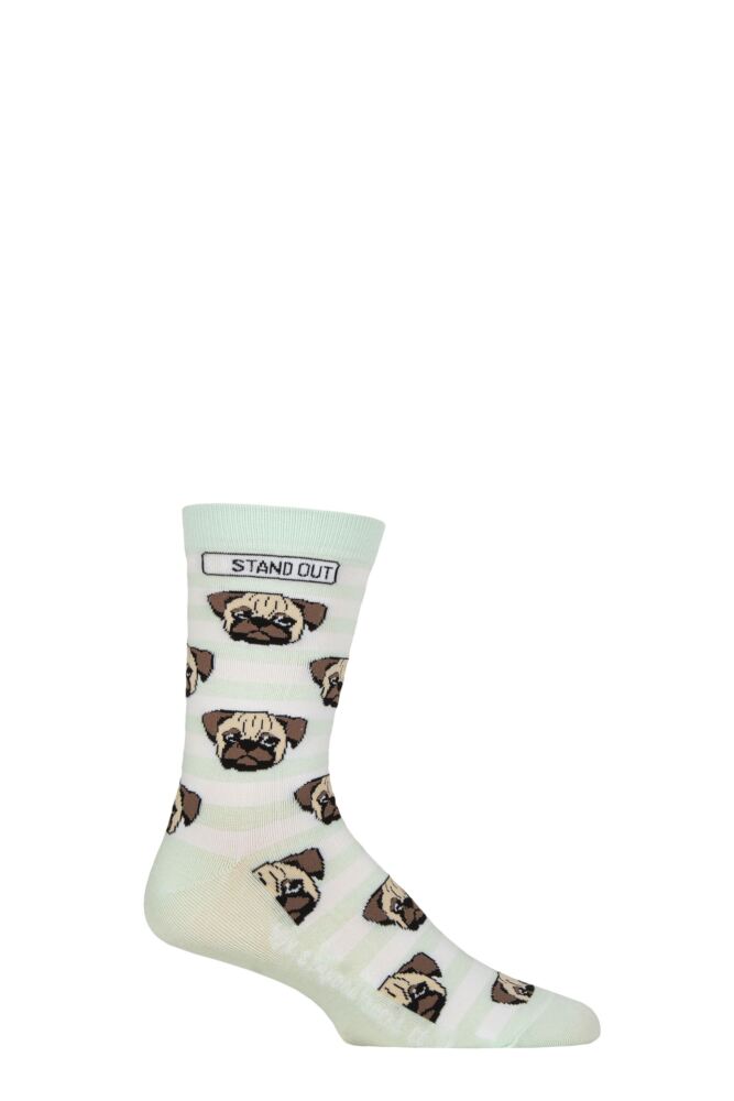 Sockshop Stand Out SocksPug Cotton Socks
