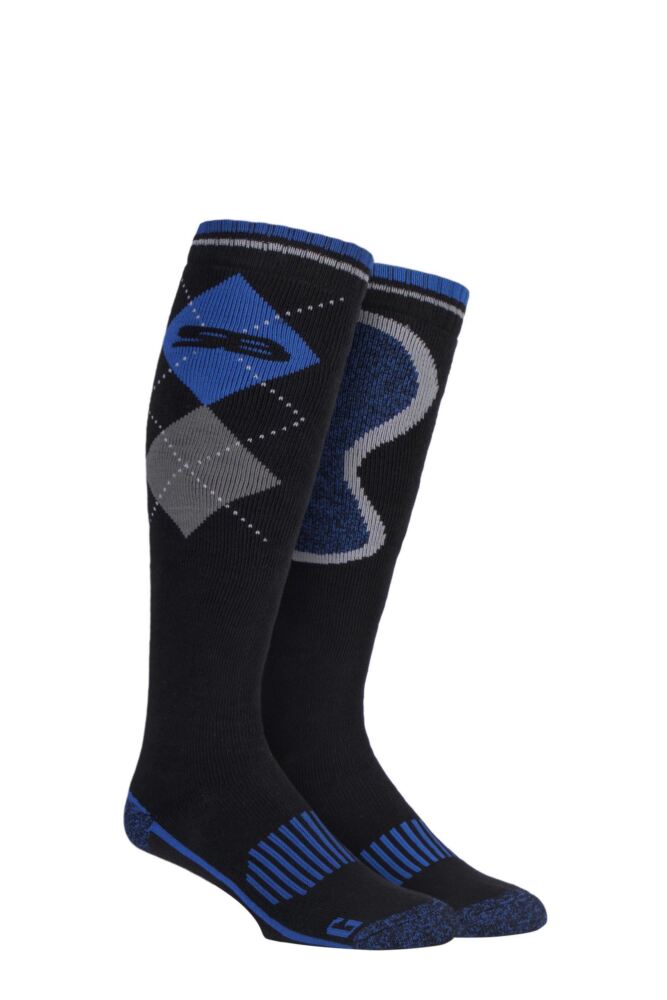 Sockshop Storm BlocMens Cotton Long Country Socks