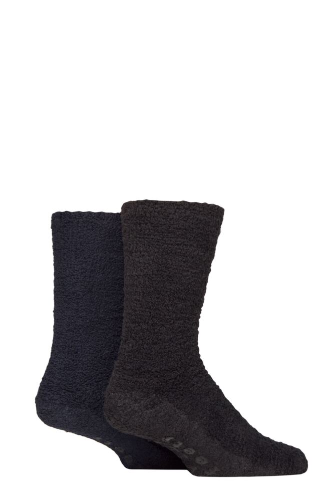 Sockshop WildfeetMens Cosy Lounge Socks 2-Pair