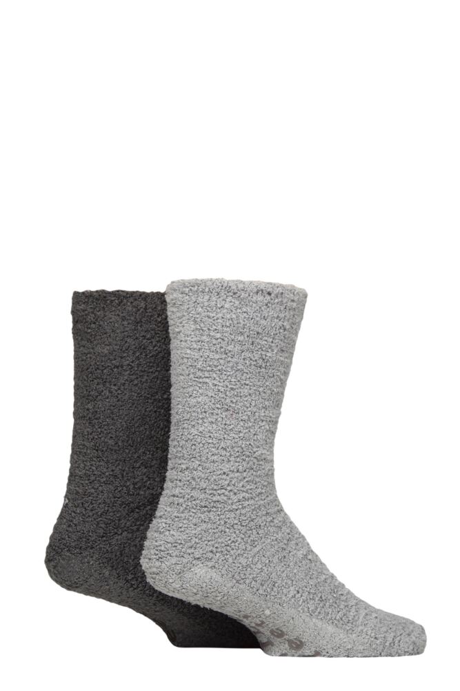 Sockshop WildfeetMens Cosy Lounge Socks 2-Pair